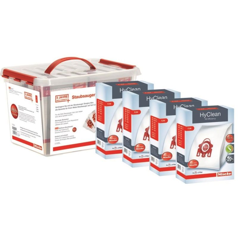 SAC ASPIRATEUR ET FILTRE MIELE TRANQUILITY Box 4x4sacs+garant BOX FJM 3 D TRANQ