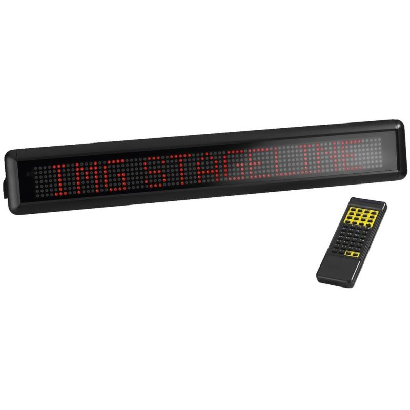 LUMIERE EFFET LUMIERE MONACOR Panneau Message Led Rouge PML 60 R