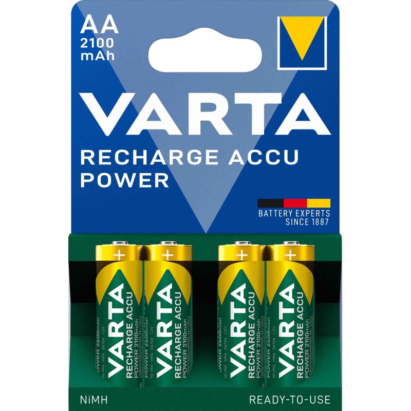 PILE ALCALINE ET PHOTO VARTA Recharg Accu Power AA 2100mah 56706101404
