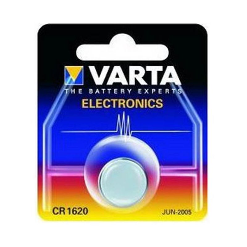 PILE BOUTON VARTA Lithium CR1620 Blister X1 6620 PILE BOUTON VARTA Lithium CR1620 Blister X1 6620