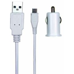 BLOCS MULTIPRISES ET RALLONGES SINOX Chargeur Auto Usb2 1A+cable Mi SXI 761