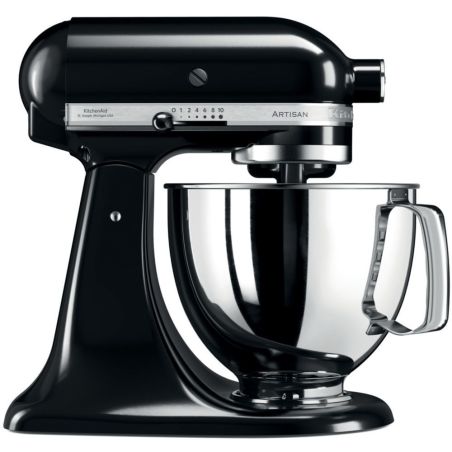 ROBOT PATISSIER KITCHENAID PREMIUM 300w Bol Inox 4 8l Noir Onyx 5 KSM 125 EOB