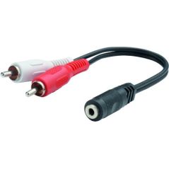 CABLE AUDIO ITC ERARD CONNECT Adapt 2 Rca Mjack 3 5 Mm F - 1583
