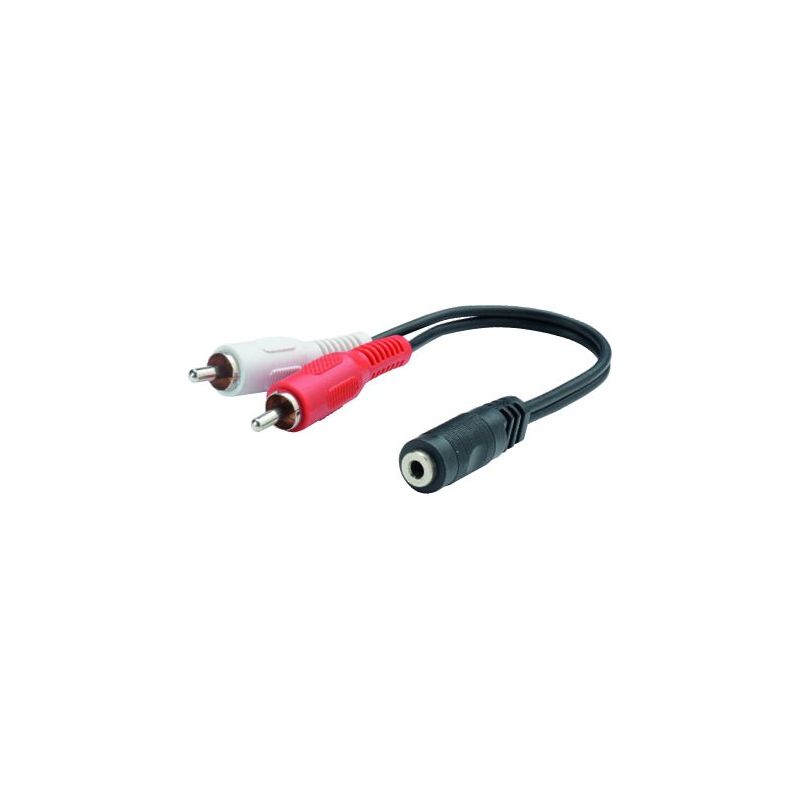 CABLE AUDIO ITC ERARD CONNECT Adapt 2 Rca Mjack 3 5 Mm F - 1583