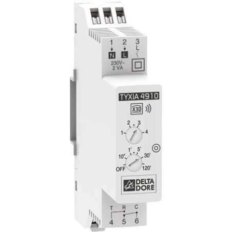 COMMANDE AUTO LUMINAIRE VOLE DELTA DORE 6351386 RECPT MICROMODULE ECLA TYXIA 4910