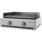 PLANCHA GAZ FORGE ADOUR 60cm Email 2bruleurs Piezzo In MODERN G 60 I