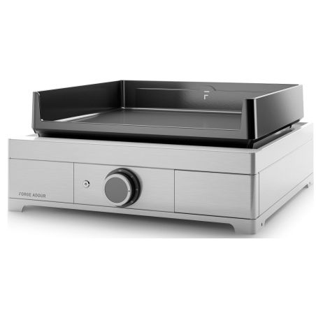 PLANCHA ELECTRIQUE FORGE ADOUR 45cm Email 2500w Therm Inox MODERN E 45 I