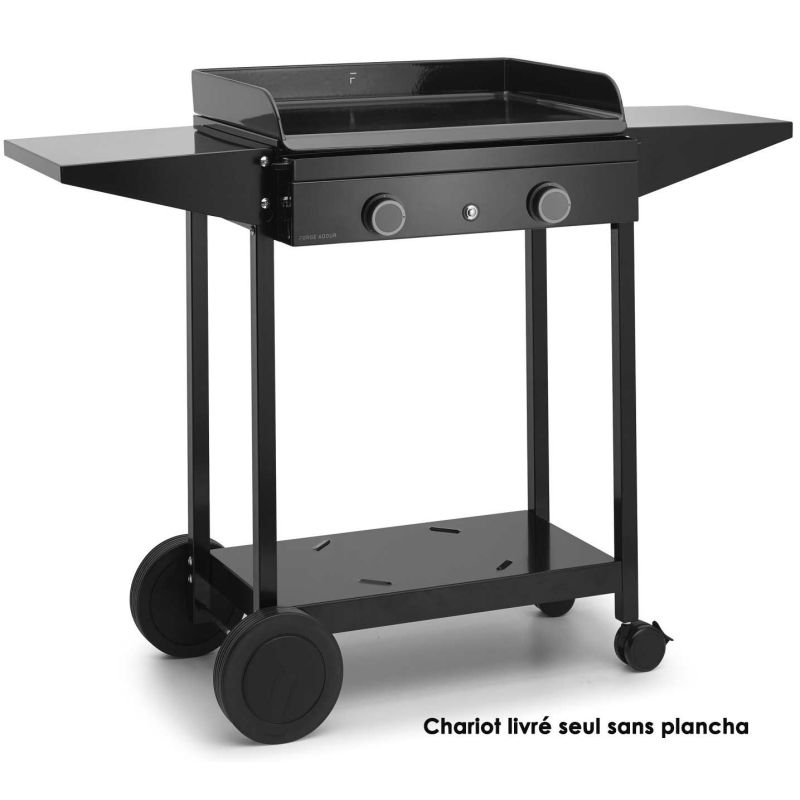CHARIOT CAPOT PLANCHA FORGE ADOUR Chariot Acier 60 Porigin 60cm CH OA 60