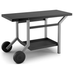 CHARIOT CAPOT PLANCHA FORGE ADOUR Table Roulante Acier Noirgris TRA NG