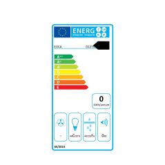 HOTTE DECOR ELICA Ilot 120cm 559m3 76db Inox EMPTY SKY WH F 120
