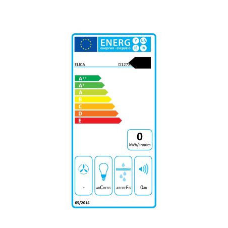 HOTTE DECOR ELICA Ilot 120cm 559m3 76db Inox EMPTY SKY WH F 120