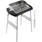 BARBECUE ELECTRIQUE LAGRANGE Pieds 40x28 2300w Noir Inox 319005