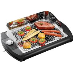 BARBECUE ELECTRIQUE LAGRANGE Pieds 40x28 2300w Noir Inox 319005