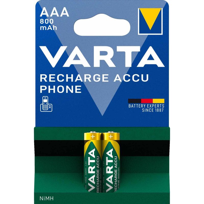 ACCU TELEPHONE FIXE VARTA Recharg Accu Telephone AAA 800 58398101402