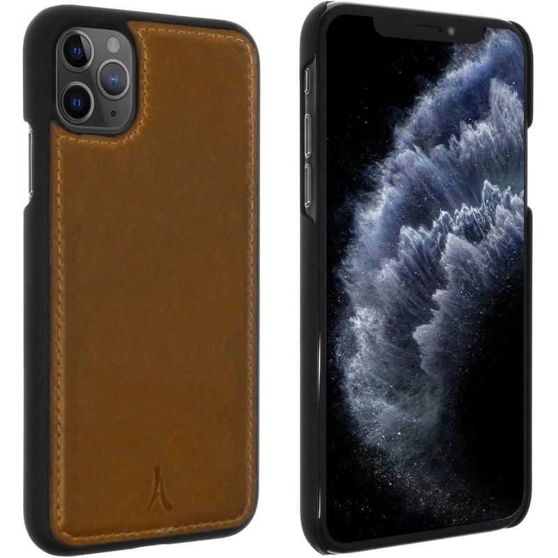 COQUE GSM AKASHI Coque Cuir Italien Marron Pip ALTCOQCUIRXIBRW