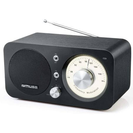 RADIO MUSE Tuner Analog Fm Bt Usb Noir M 095 BT