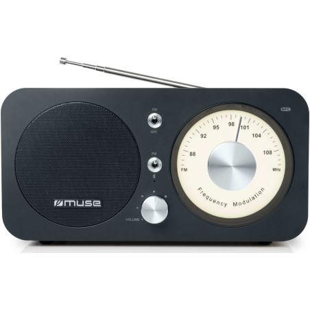 RADIO MUSE Tuner Analog Fm Bt Usb Noir M 095 BT