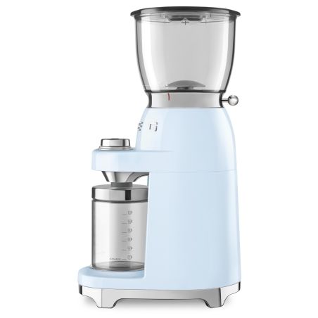 MOULIN A CAFE SMEG PEM 150w 12t 350g 8fn Bleu Azur CGF 01 PBEU
