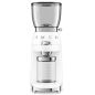 MOULIN A CAFE SMEG PEM 150w 12t 350g 8fn Blanc CGF 01 WHEU