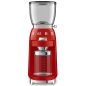 MOULIN A CAFE SMEG PEM 150w 12t 350g 8fn Rouge CGF 01 RDEU