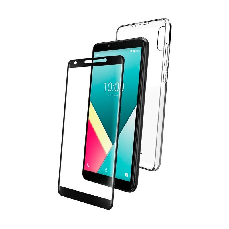 COQUE GSM WIKO Coque+verre Trempe Wiko Py61 WIPAK 0028