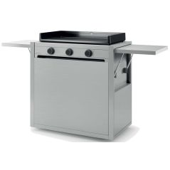 CHARIOT CAPOT PLANCHA FORGE ADOUR Chariot Ferme Pmodern75 Inox CHMIF75