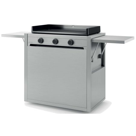 CHARIOT CAPOT PLANCHA FORGE ADOUR Chariot Ferme Pmodern75 Inox CHMIF75