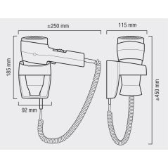 SECHE CHEVEUX VALERA Hospitality Action Super Plus VA54214/038A