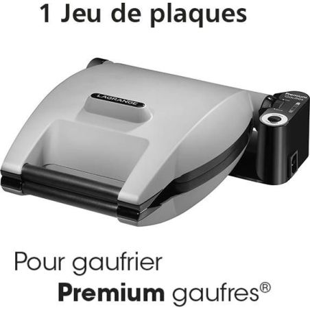 ACCESSOIRE GAUFRIER CROQUE MON LAGRANGE Jeu Plaques 2gaufres 4x7 Ppre 010922