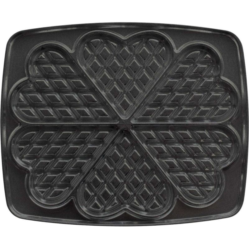 ACCESSOIRE GAUFRIER CROQUE MON LAGRANGE Jeu Plaq 6gaufres Coeur Psupe 030522