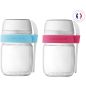 ACCESSOIRE YAOURTIERE SORBETIE LAGRANGE 2pots Yaourt A Emporter Corail 440403