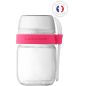 ACCESSOIRE YAOURTIERE SORBETIE LAGRANGE 2pots Yaourt A Emporter Corail 440403