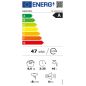 LAVE LINGE FRONTAL WHIRLPOOL POSE LIBRE 1400t 8kg 24pr 6sens 72db ABA W8W846WBFR