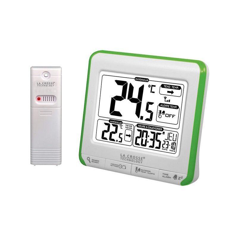 CENTRALE METEO LA CROSSE TECHNOLOGY Station De Temperatures Minim WS6811W-GREEN