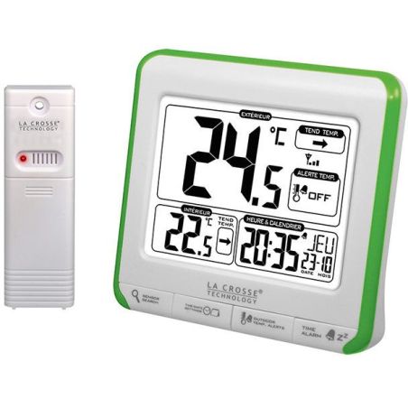 CENTRALE METEO LA CROSSE TECHNOLOGY Station De Temperatures Minim WS6811W-GREEN
