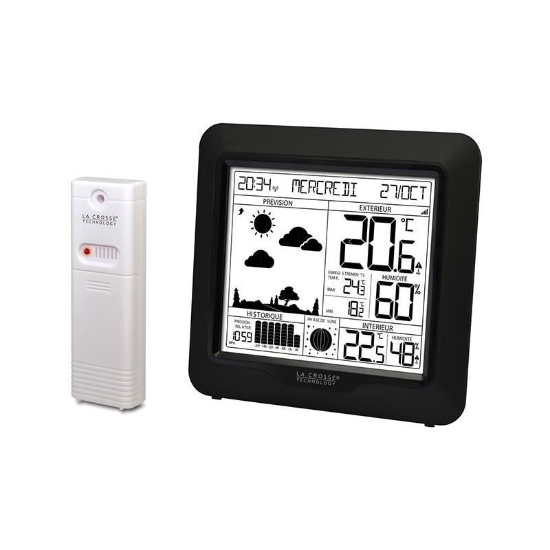 CENTRALE METEO LA CROSSE TECHNOLOGY Station Meteo Pression Athmosp WS6823-BLA