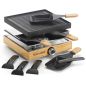 RACLETTE NATURAMIX Raclettetgrill 4pers 4poelons RACWOOD-4