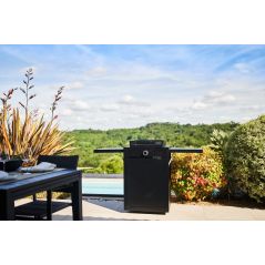 PLANCHA GAZ FORGE ADOUR 45cm Email 1bruleur Piezzo Aci MODERNG45AN