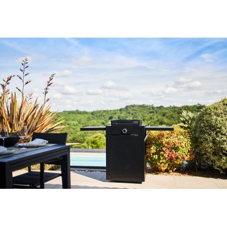 PLANCHA GAZ FORGE ADOUR 45cm Email 1bruleur Piezzo Aci MODERNG45AN
