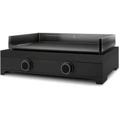 PLANCHA GAZ FORGE ADOUR 60cm Email 2bruleurs Piezzo Ac MODERNG60AN