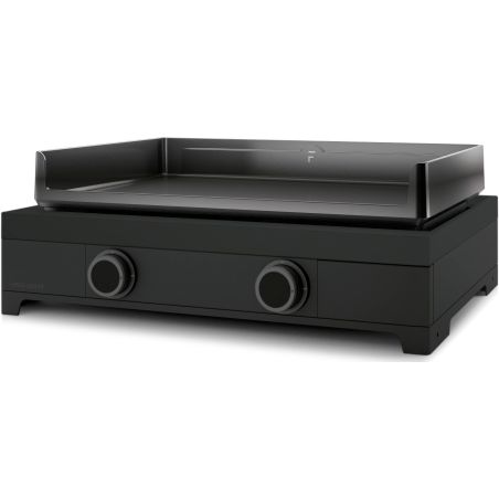 PLANCHA GAZ FORGE ADOUR 60cm Email 2bruleurs Piezzo Ac MODERNG60AN