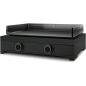 PLANCHA GAZ FORGE ADOUR 60cm Email 2bruleurs Piezzo Ac MODERNG60AN