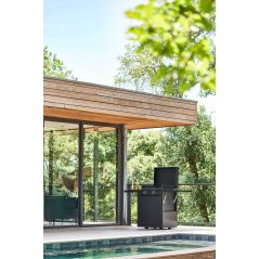 PLANCHA ELECTRIQUE FORGE ADOUR 60cm Email 3200w Therm Noir MODERNE60AN