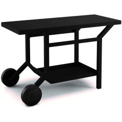 CHARIOT CAPOT PLANCHA FORGE ADOUR Table Roulante Acier P45607 TRAN