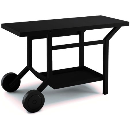 CHARIOT CAPOT PLANCHA FORGE ADOUR Table Roulante Acier P45607 TRAN