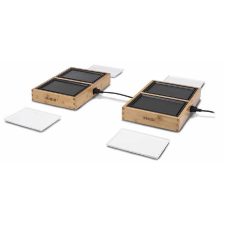 PLANCHA DOMESTIQUE-PIERRE A CU PRINCESS Plancha 4x250w 2plaques Bambou 0110404001001