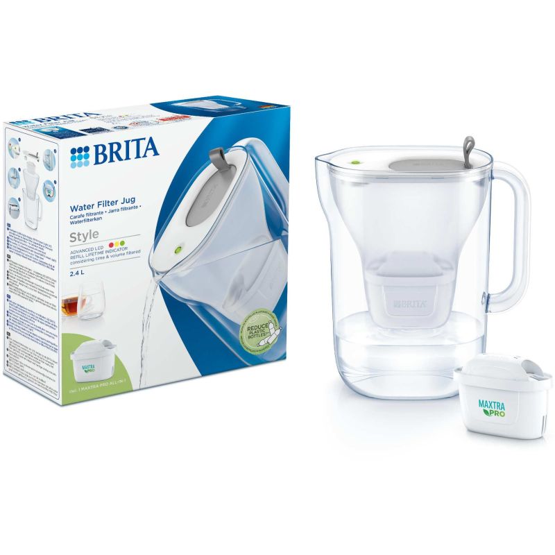 CARAFES FILTRANTES BRITA Style Gris 2,4l +1 Maxtra Pro 1051125