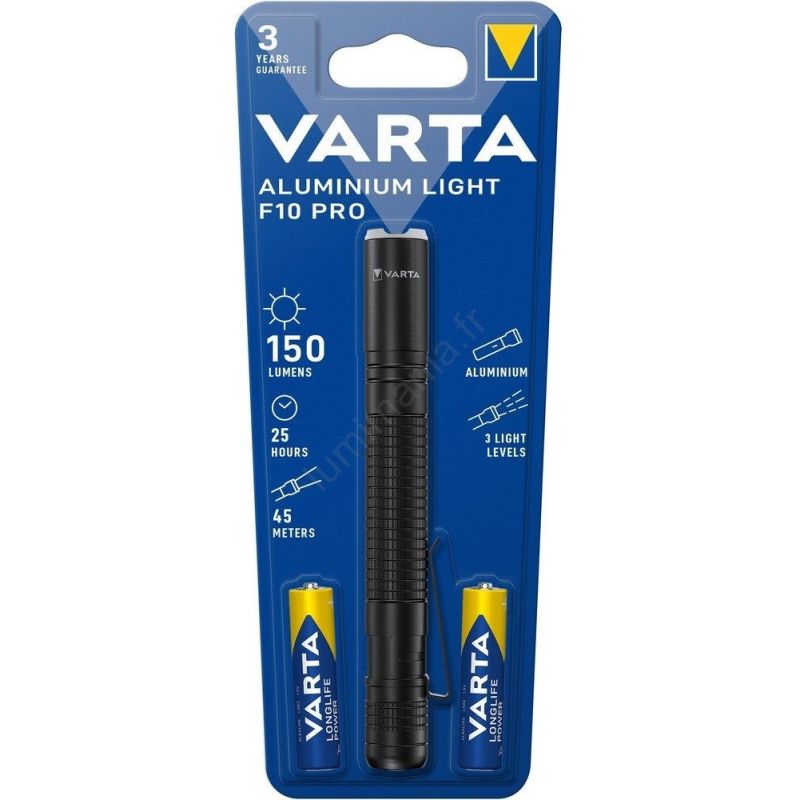 LAMPE ET TORCHE VARTA Lampe Poche Alu Light F10 Pro 16606101421