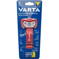LAMPE ET TORCHE VARTA Frontale Sports Exter H20 Pro 17650101421