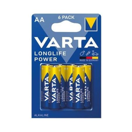PILE ALCALINE ET PHOTO VARTA Longlife Power Lr06AA Blister 4906121446